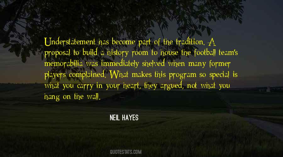 Quotes About Tradition In Sports #1205594