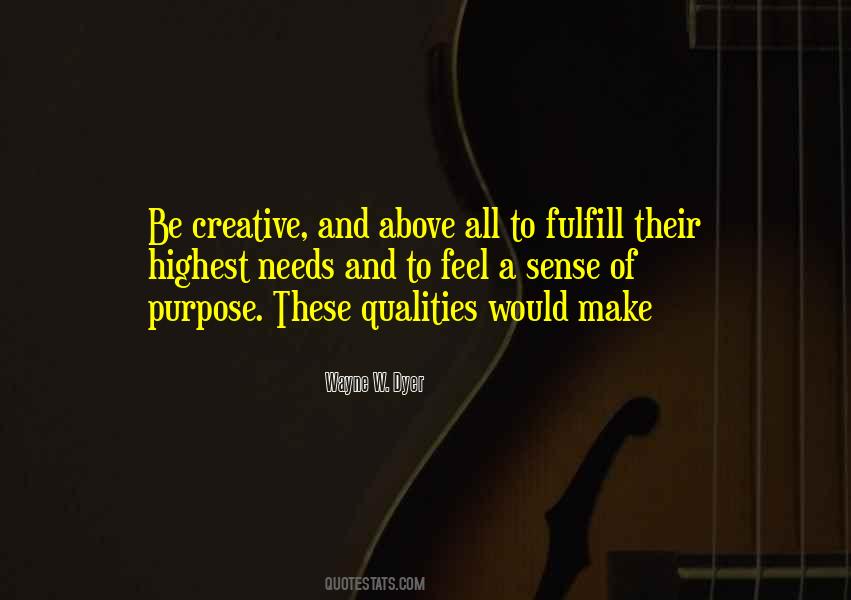 Quotes About Sense Of Purpose #184522