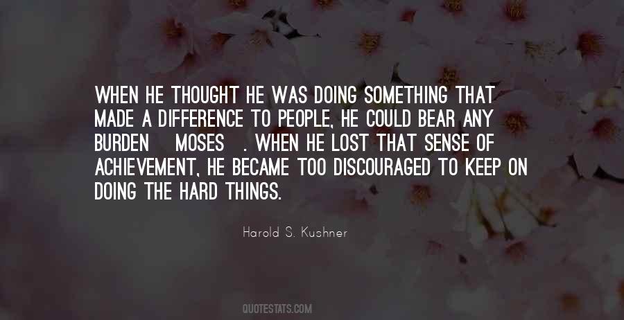 Quotes About Hard Things #178253