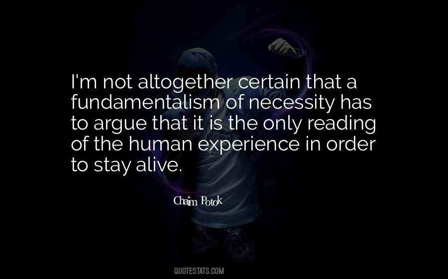 Human Necessity Quotes #859786