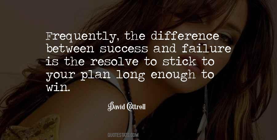 Quotes About The Difference Between Success And Failure #1011581