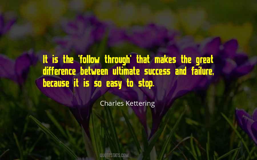 Quotes About The Difference Between Success And Failure #1217806