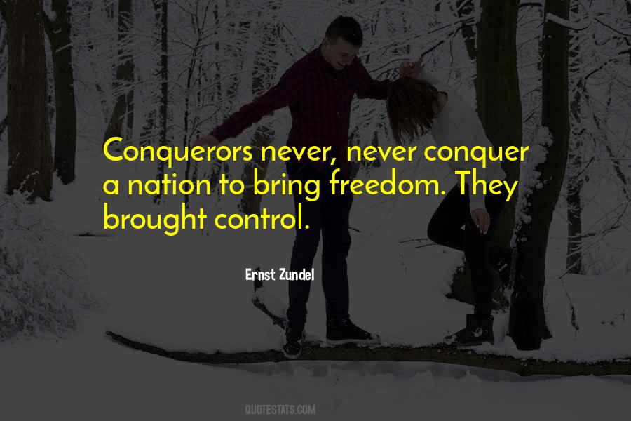 Quotes About Conquerors #1491005