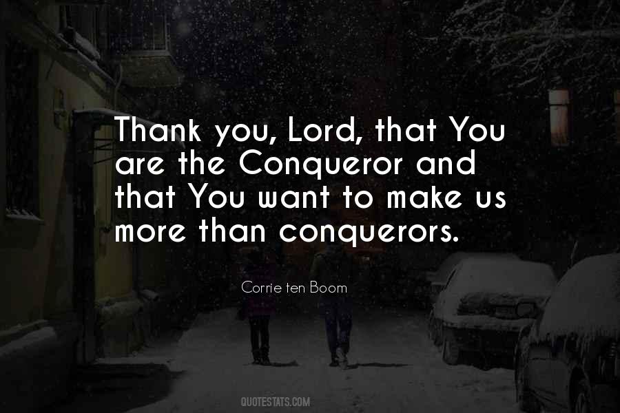 Quotes About Conquerors #419838