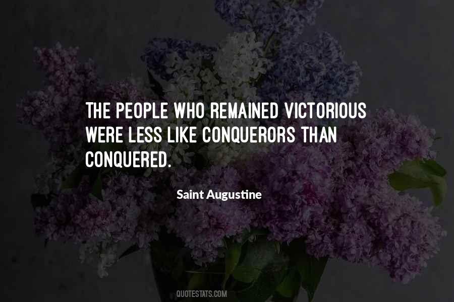 Quotes About Conquerors #673778