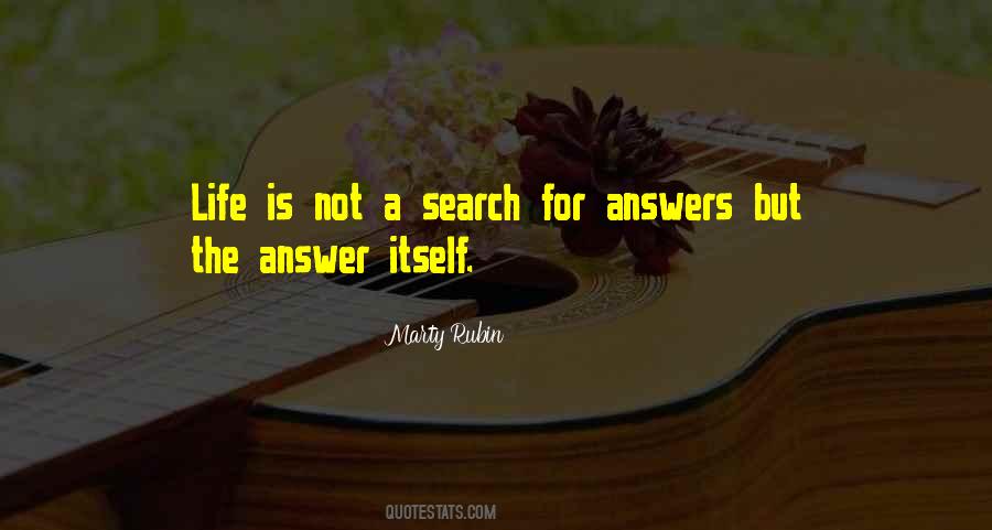 Quotes About Seeking Answers #870656