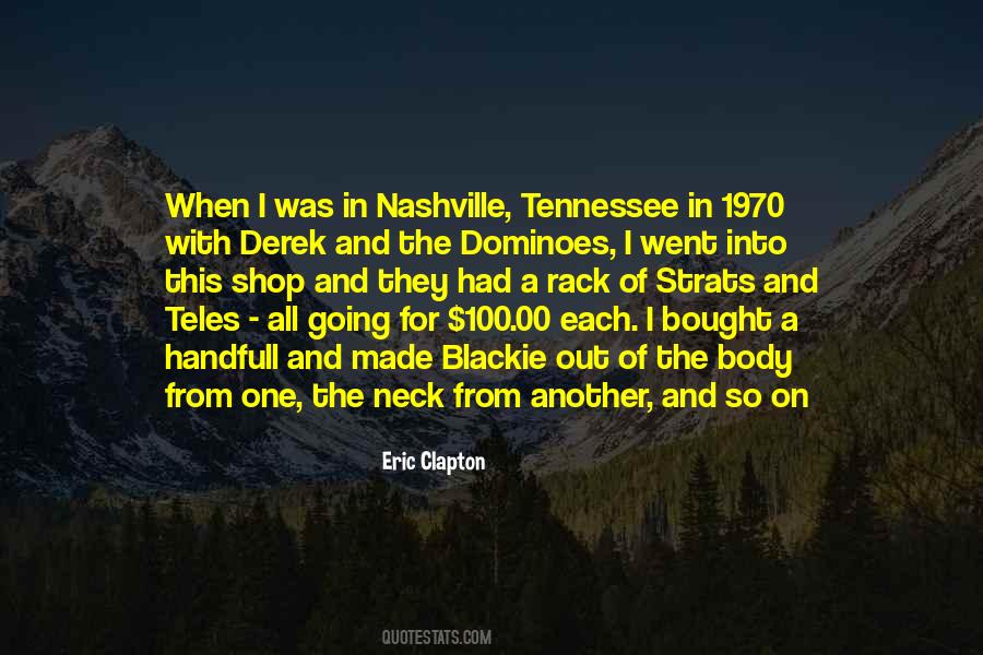 Quotes About Nashville Tennessee #1849052