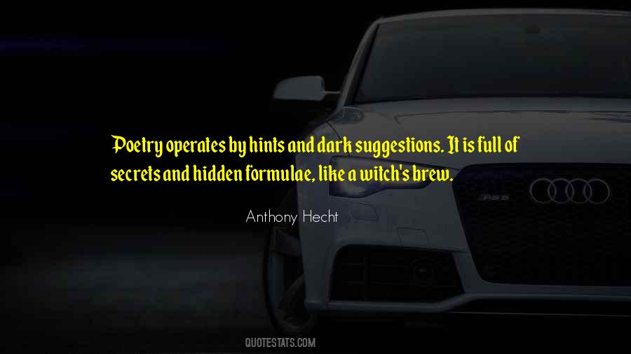 Quotes About Hidden Secrets #100186