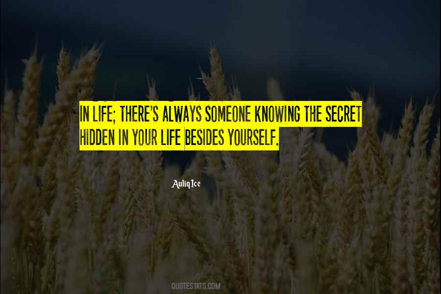 Quotes About Hidden Secrets #1503900