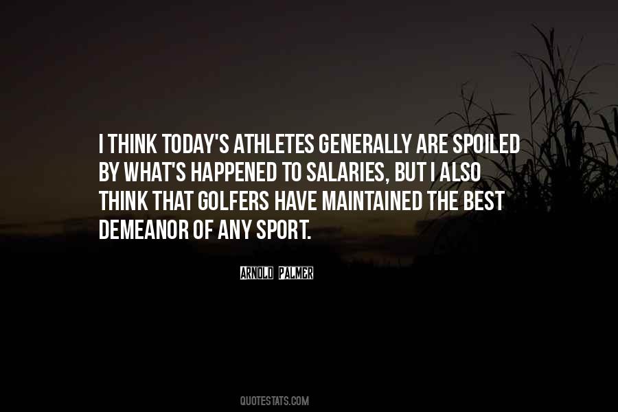 Sport Athlete Quotes #271543