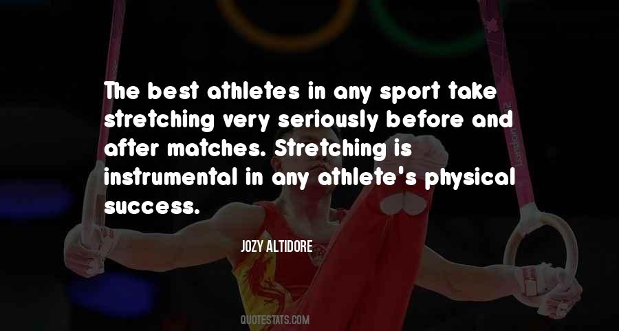 Sport Athlete Quotes #595229