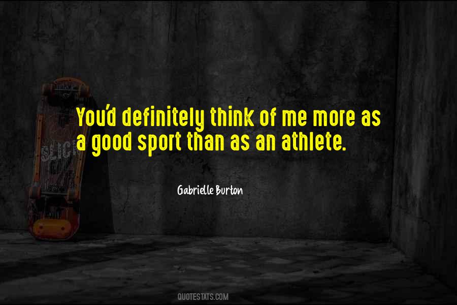 Sport Athlete Quotes #662658