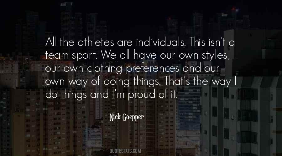 Sport Athlete Quotes #764111