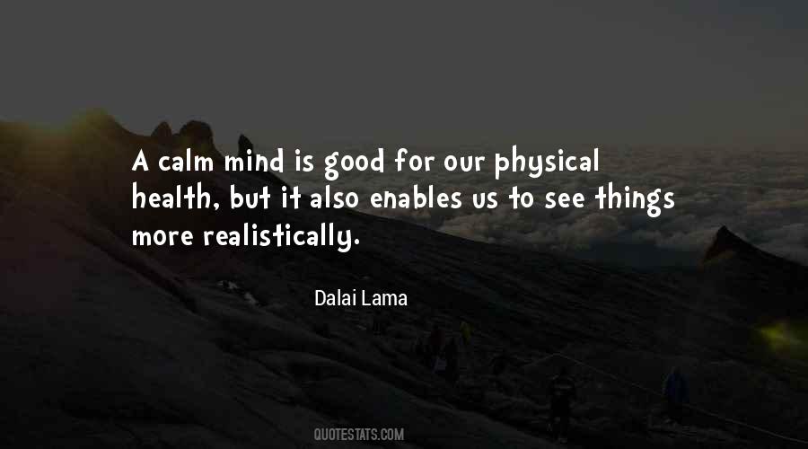 A Calm Mind Quotes #881766