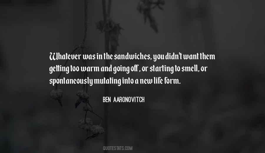 Quotes About Sandwiches #560795