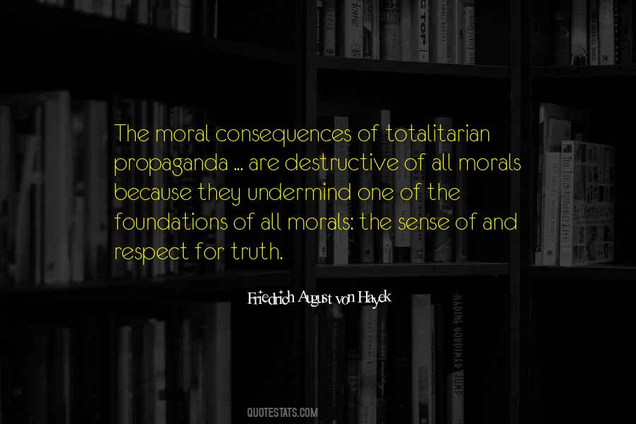 Morals Truth Quotes #141983