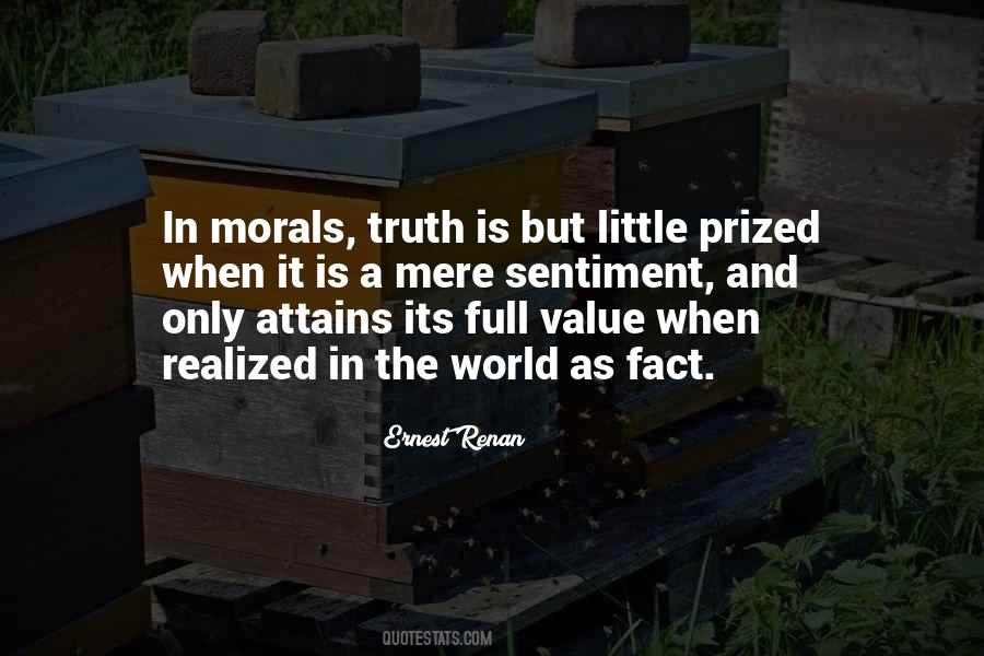 Morals Truth Quotes #957544