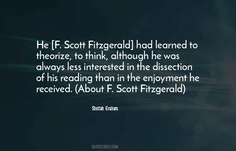 Quotes About Reading For Enjoyment #1045028