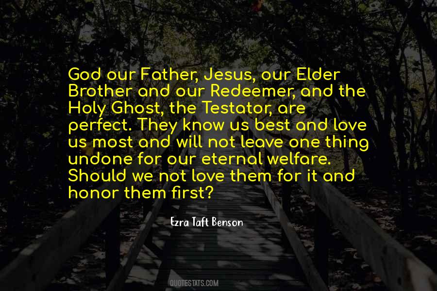 Quotes About God's Perfect Love #383484