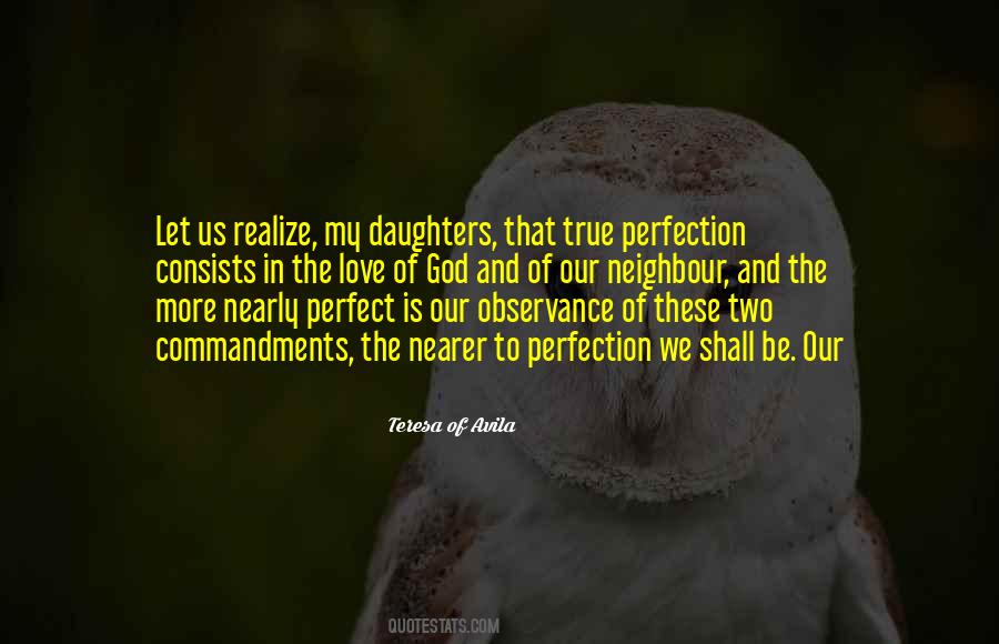 Quotes About God's Perfect Love #647254