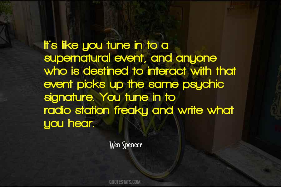 Tune In Quotes #1840662
