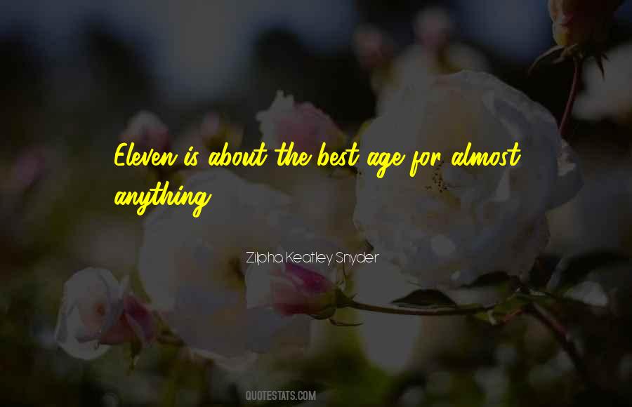 Quotes About Eleven #1179146