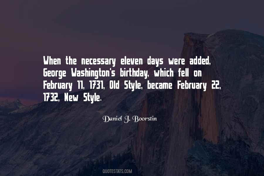 Quotes About Eleven #1316643