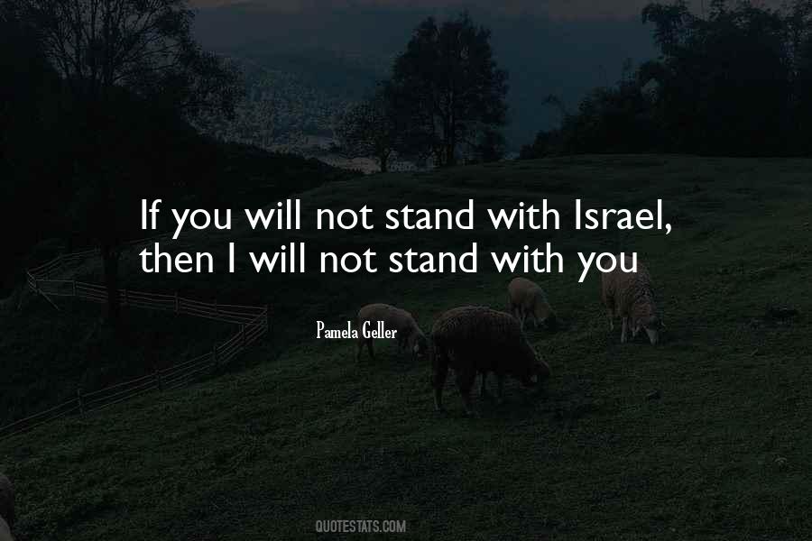 Stand With Israel Quotes #1216225