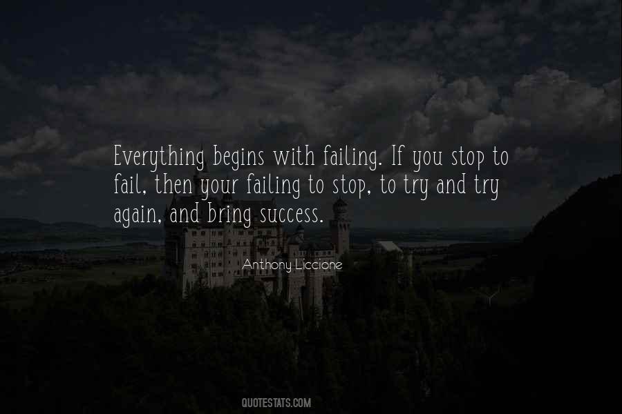 Quotes About Failing To Try #892517