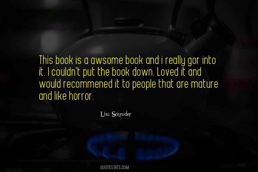 Horror Book Quotes #137747