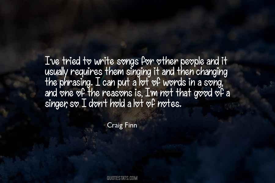 Quotes About A Good Singer #1100422