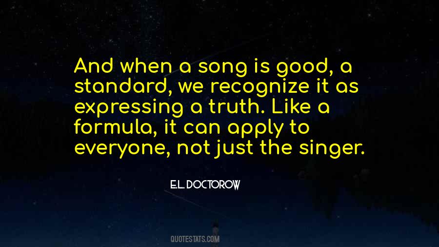 Quotes About A Good Singer #567919