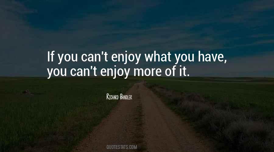 Enjoy More Quotes #1030940