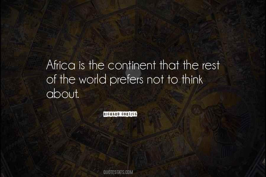 Africa Continent Quotes #1365562
