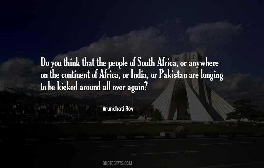 Africa Continent Quotes #1365684