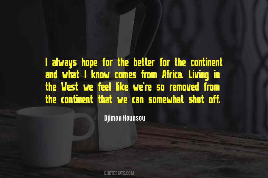 Africa Continent Quotes #891985