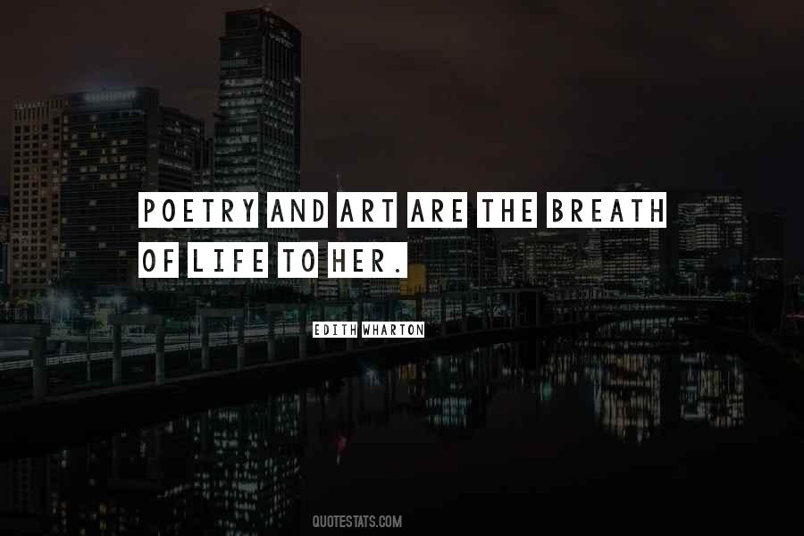 Quotes About Poetry And Art #1376722