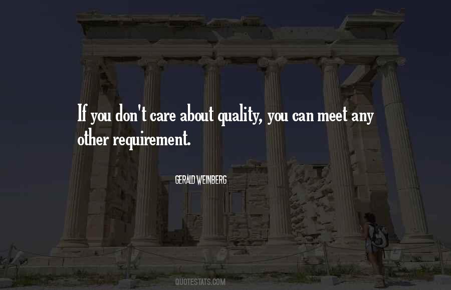 Quality Care Quotes #1419273