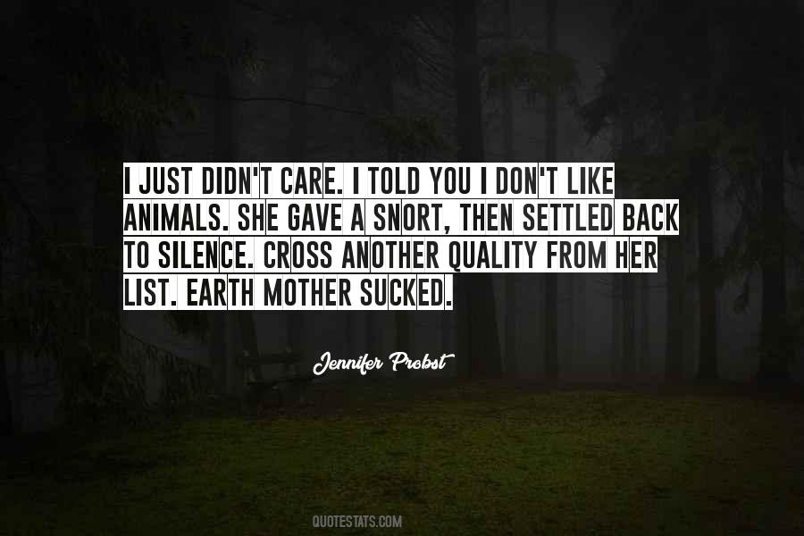 Quality Care Quotes #1669643