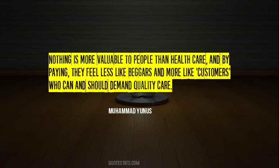 Quality Care Quotes #1695818