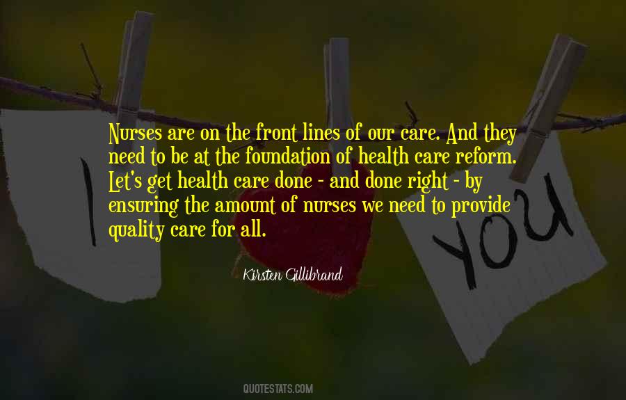 Quality Care Quotes #1760930