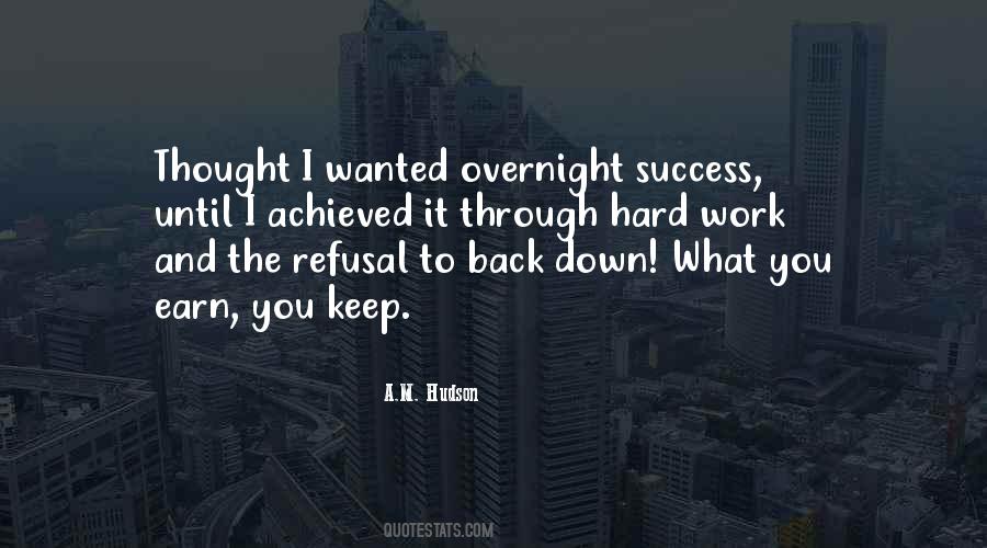 Quotes About Overnight Success #1814679