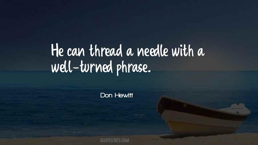 Quotes About Thread And Needle #631183