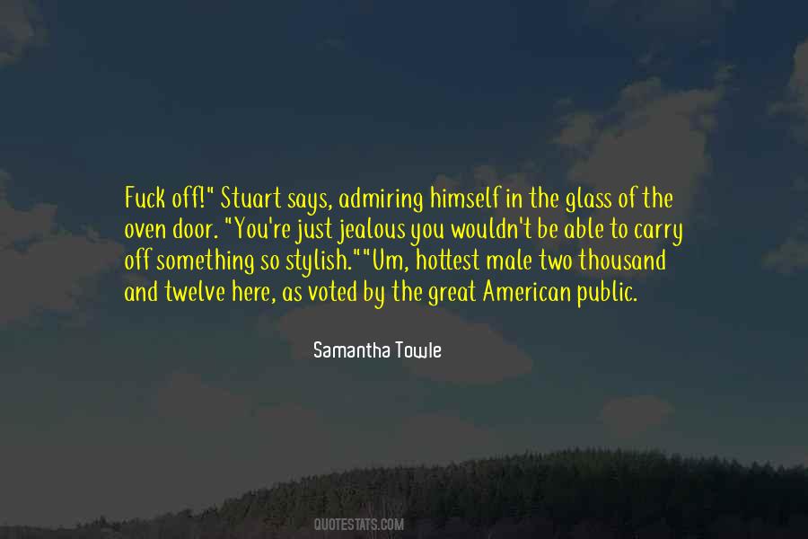 American Male Quotes #673042