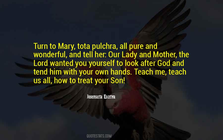 Quotes About Mary Mother Of God #1638206