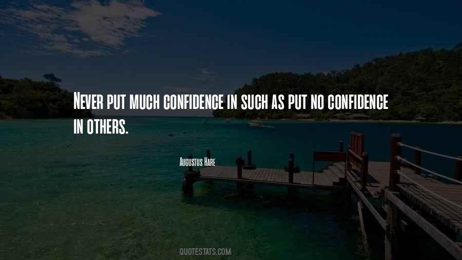 No Confidence Quotes #55212