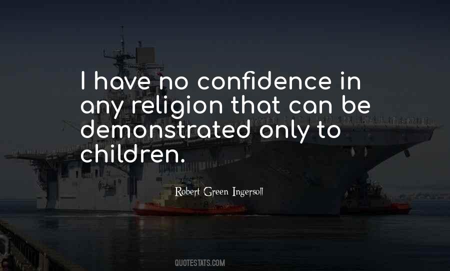 No Confidence Quotes #864558