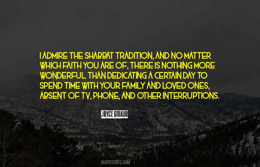 Quotes About Tradition And Family #1878291