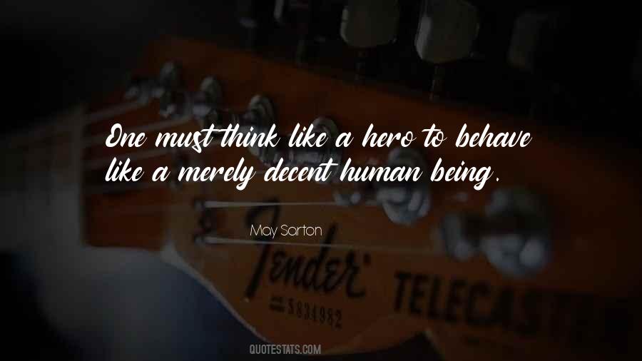 Quotes About Being A Decent Human Being #698118