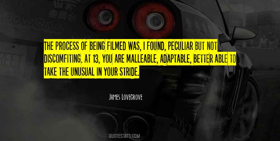 Being Unusual Quotes #1305807